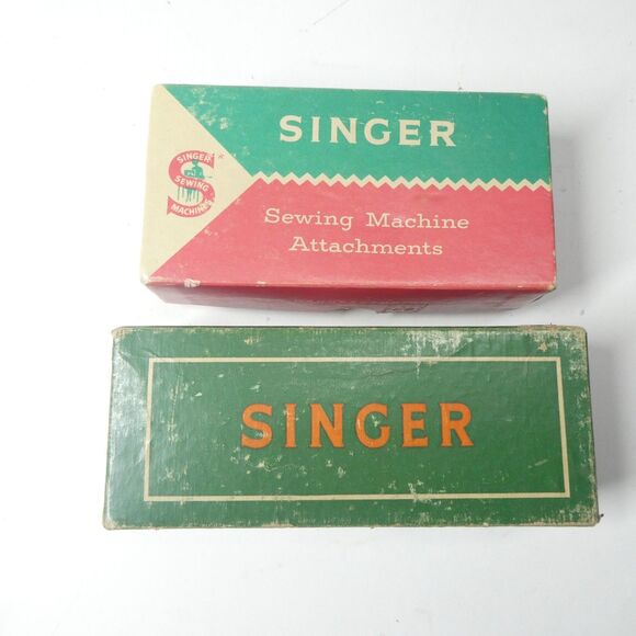 Singer Sewing Machine Attachments Lot w/Boxes Vintage For Class 301 160623 - Picture 2 of 6